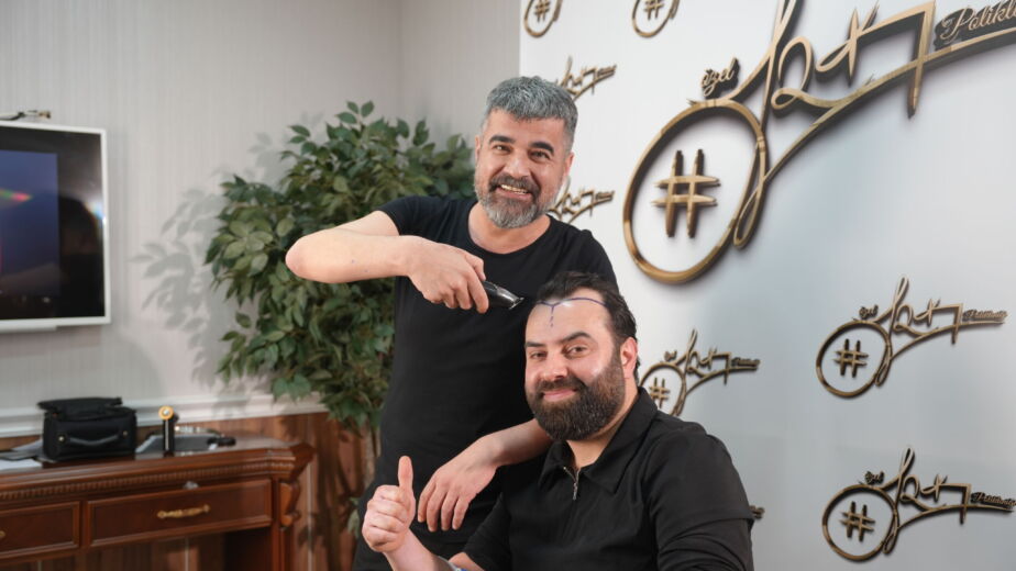 Serkan Aydin with patient